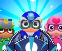 Play Masks Heroes Racing Kid now!