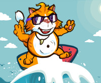 Play Surfer Cat now!